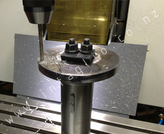 Drilling PCD for chuck mounting